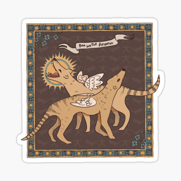 Item preview, thylacinus cynocephalus designed and sold by SEQU0IA.