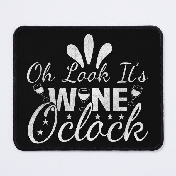 Item preview, Funny Oh Look It's Wine O'Clock Drinker Wine Lover vintage designed and sold by Pexilus.