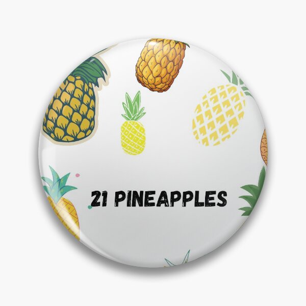 Item preview, 21 pineapples Sticker designed and sold by Pop-clothes.