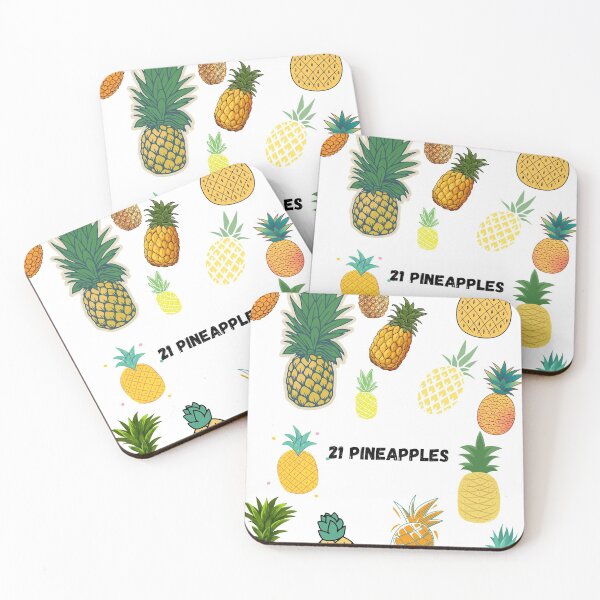 Item preview, 21 pineapples Sticker designed and sold by Pop-clothes.