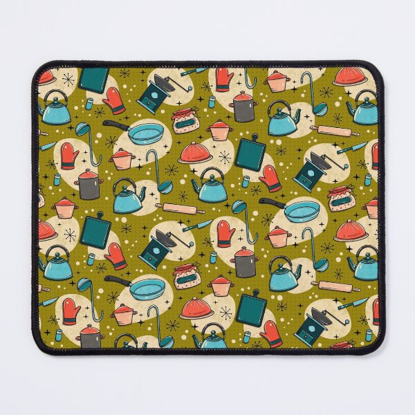Item preview, Vintage Kitchen on Olive Green designed and sold by Simplulina.