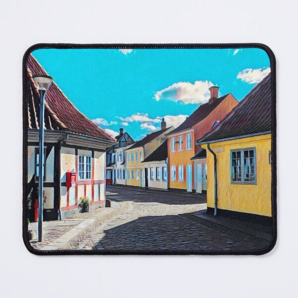 Item preview, Odense Cityscape Denmark designed and sold by Sofia-Draws.