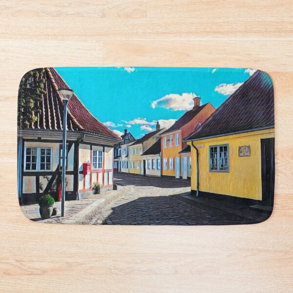Item preview, Odense Cityscape Denmark designed and sold by Sofia-Draws.