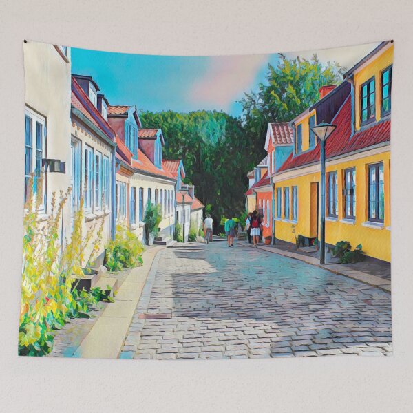 Item preview, Odense Streets Denmark designed and sold by Sofia-Draws.