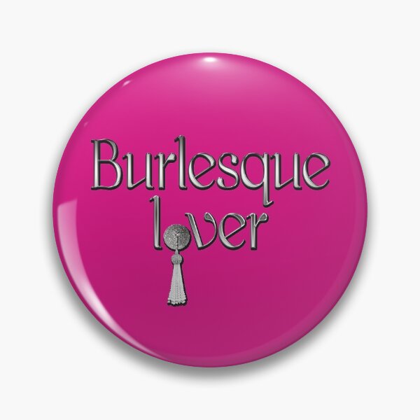 Item preview, Burlesque Lover lettering in silver gray with pasties designed and sold by Xarah.