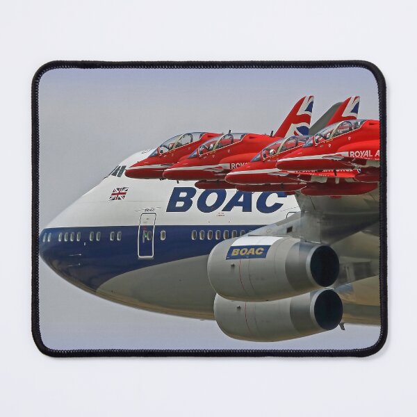 Item preview, BOAC  747 with The Red Arrows Flypast - 3 designed and sold by Colin  Williams Photography.