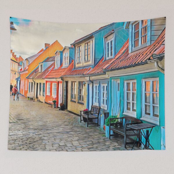 Item preview, Aalborg Cityscape Denmark designed and sold by Sofia-Draws.