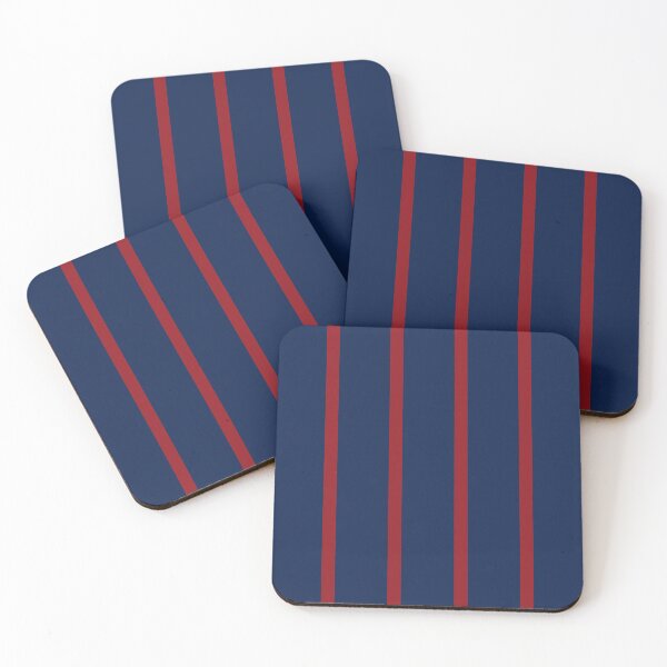 Item preview, Bordeaux Navy Maroon Pinstripes Retro 1994  designed and sold by Sporting Colour.