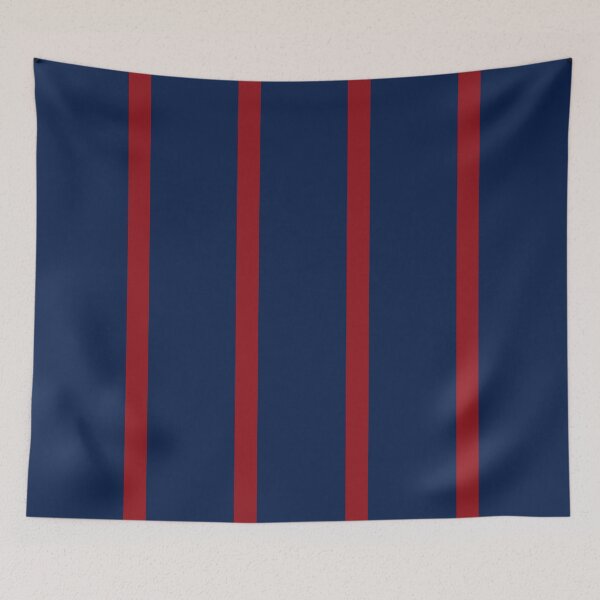 Item preview, Bordeaux Navy Maroon Pinstripes Retro 1994  designed and sold by Sporting Colour.
