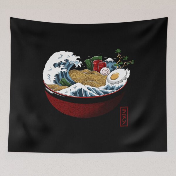 Item preview, The Great Ramen off Kanagawa  designed and sold by kadashirt.