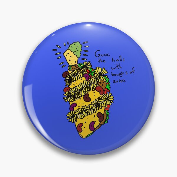 Item preview, Guac the halls with boughs of salsa  designed and sold by MickeyLaLa.