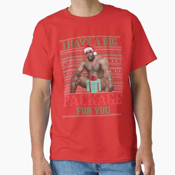 Aperçu de l'œuvre Pull de Noël Barry Wood Meme Big Package créée et vendue par AmyStores.