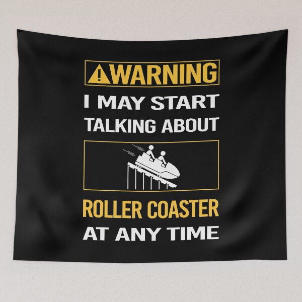 Item preview, Funny Warning Roller Coaster Coasters Rollercoaster designed and sold by ArydeaNoriega.