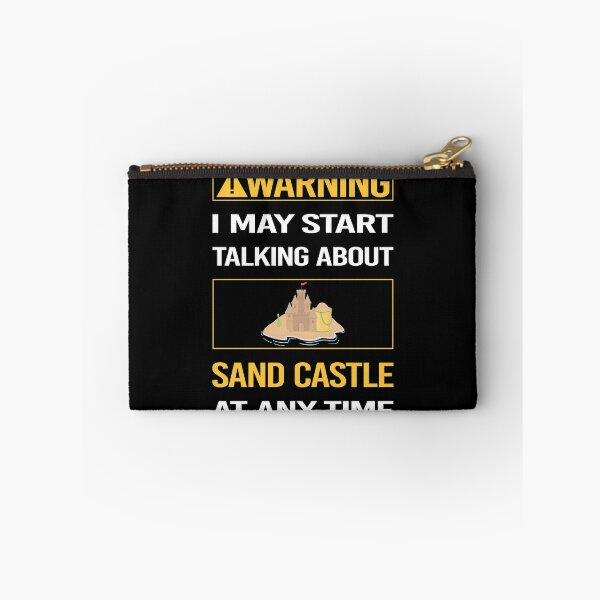 Item preview, Funny Warning Sand Castle designed and sold by ArydeaNoriega.