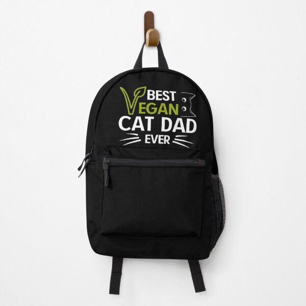 Item preview, Best Vegan cat dad ever, vegan cat lover designed and sold by Benchamart.