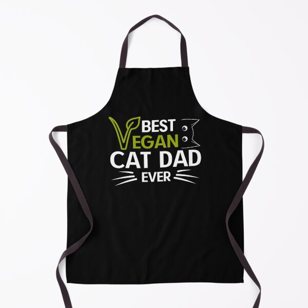 Item preview, Best Vegan cat dad ever, vegan cat lover designed and sold by Benchamart.