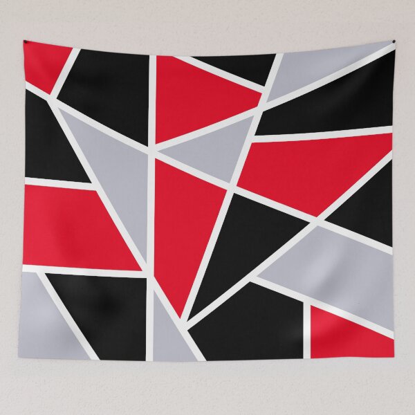 Item preview, Geometric Red and Black Art designed and sold by Tshirtstory.