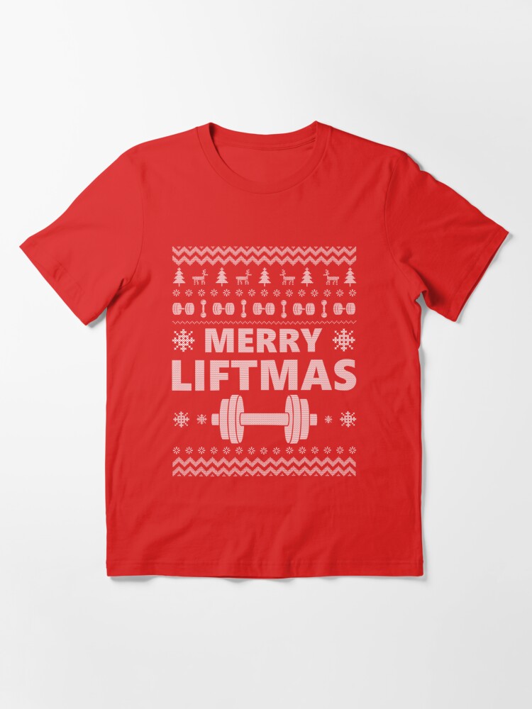 Merry Liftmas Shirt. Weight Lifting Shirt. Fitness Gifts. Ugly Christmas.  Fitness Apparel. Mens Christmas. Womens Christmas 