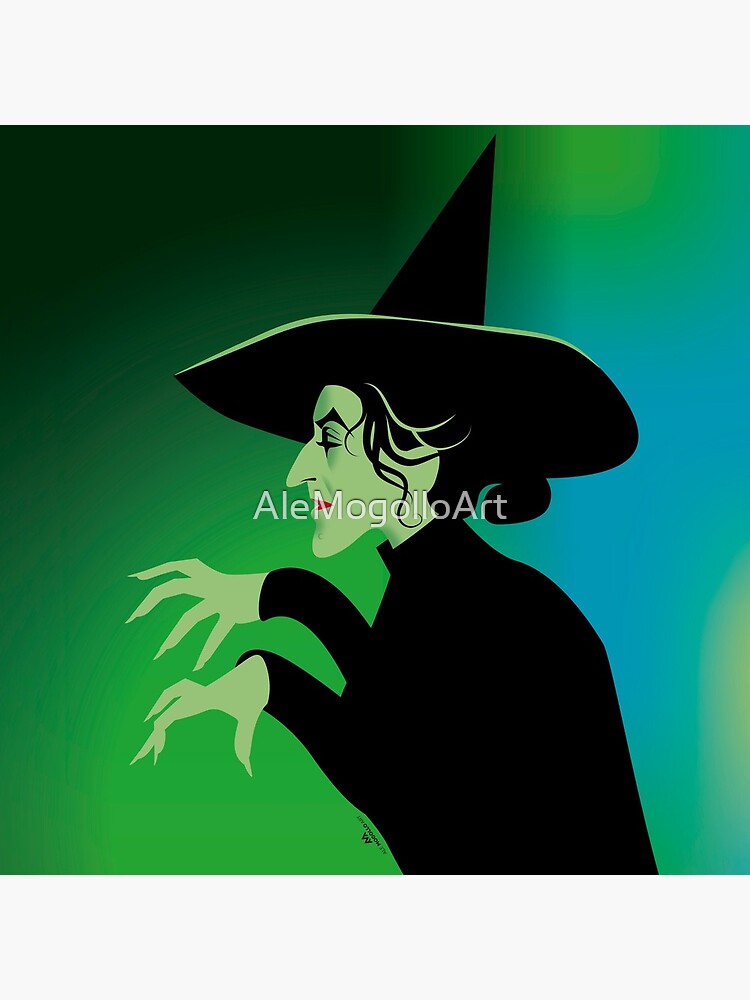 Thumbnail 5 of 5, Coasters (Set of 4), Wicked Witch of the West designed and sold by AleMogolloArt.