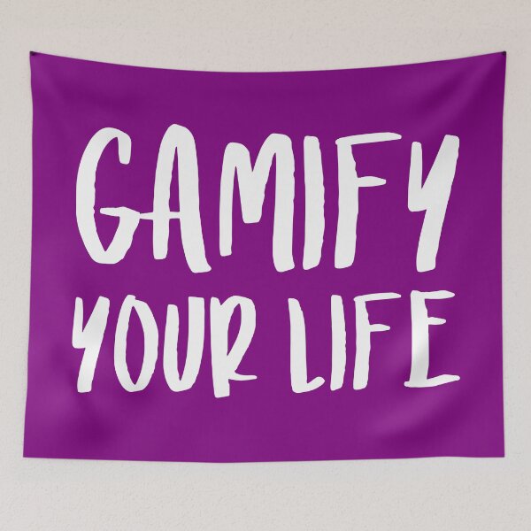 Item preview, Gamify Your Life | Quotes | Purple designed and sold by Wintre2.