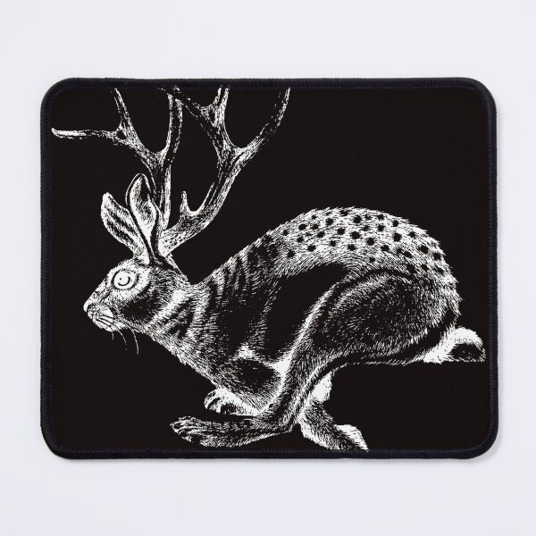 Item preview, Jack Rabbit - Jackalope Art - Jackalope Head Gift designed and sold by Stacey1Francis.