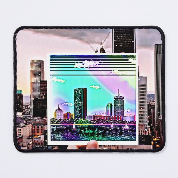 Aperçu de l'œuvre Art de la ville 8 bits créée et vendue par jellyrelish.