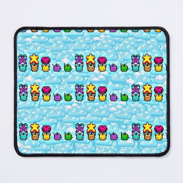 Item preview, Stardew Valley junimos pattern blue designed and sold by jellyrelish.