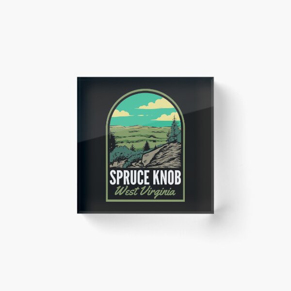 Item preview, Spruce Knob WV Retro Badge designed and sold by HalpinDesign.