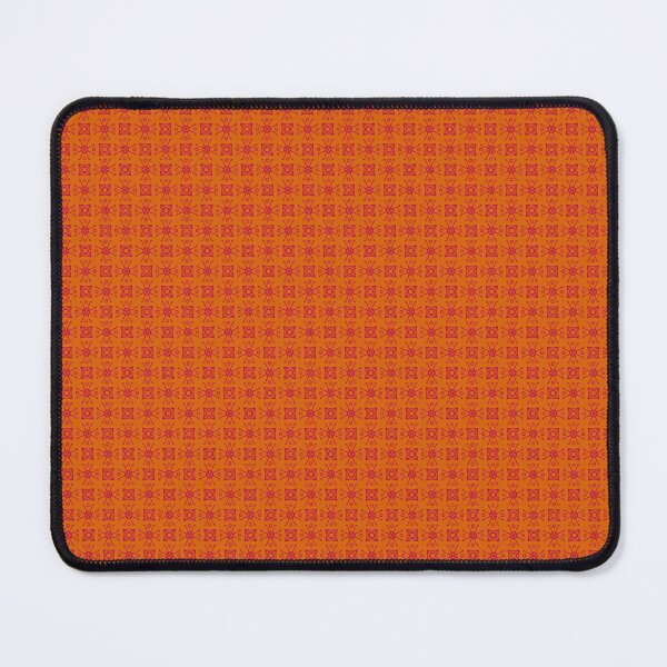 Item preview, Geometric Pattern Doodly Orange Pink designed and sold by Antava.