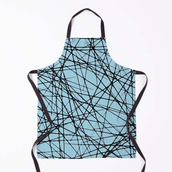 Item preview, Black Aqua Blue Criss Cross Line Pattern Pairs Diamond Vogel 2022 Popular Colour Orleans Tune 0658 designed and sold by ColorOfTheYears.