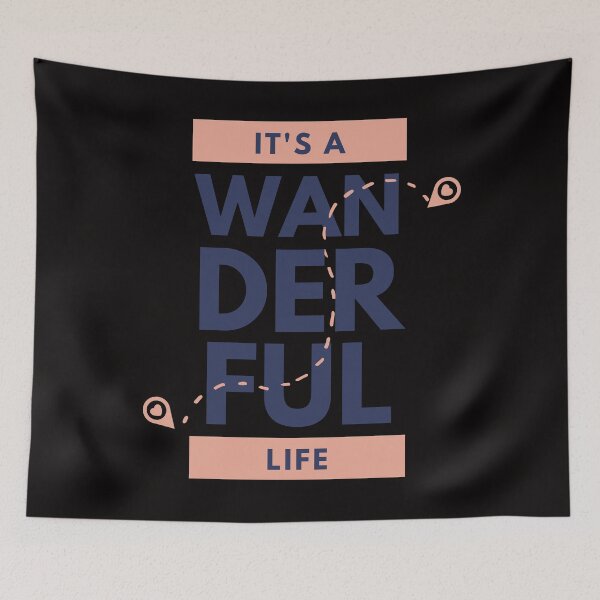 Item preview, IT'S A WANDERFUL LIFE ( jk artist ) designed and sold by jaivikartist.