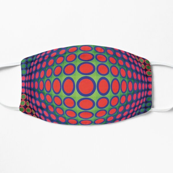 victor vasarely Flat Mask