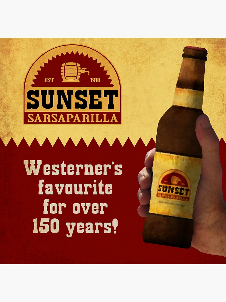 Fallout New Vegas Sunset Sarsaparilla Ad