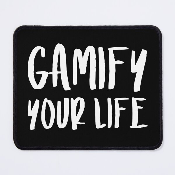 Item preview, Gamify Your Life | Quotes | Black designed and sold by Wintre2.