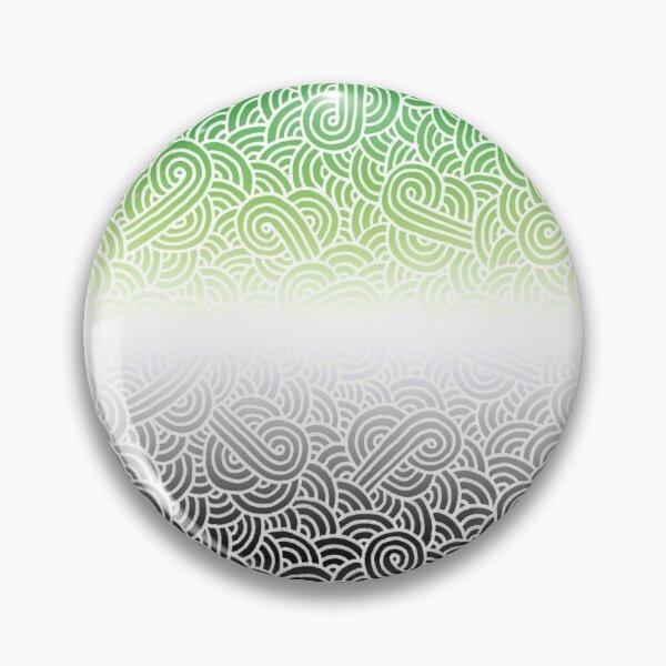 Item preview, Ombré aromantic colours and white swirls doodles designed and sold by savousepate.