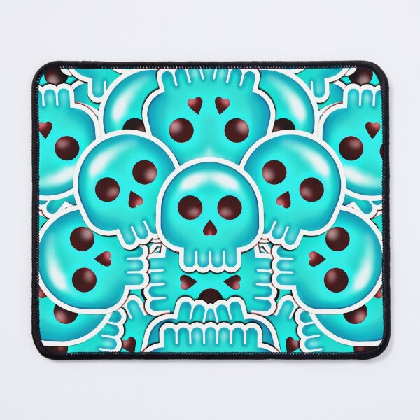 Item preview, skull emoji pattern designed and sold by jellyrelish.