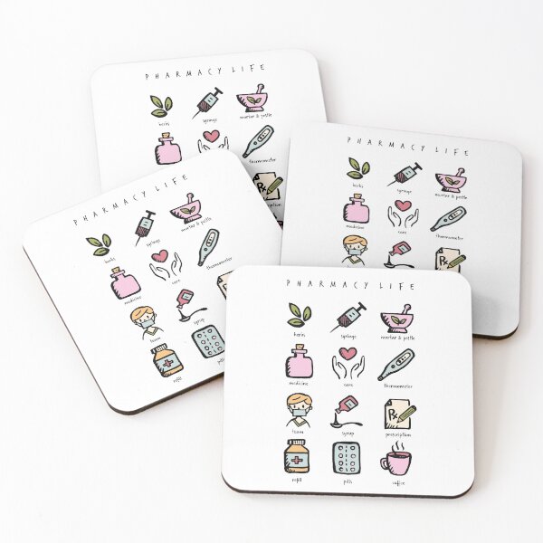 Item preview, Pharmacy life cute doodles designed and sold by Eenig.