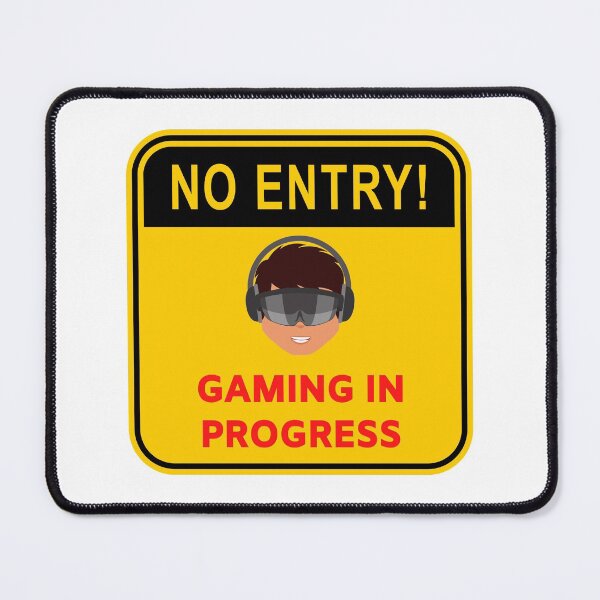 Item preview, Caution Gaming In Progress, no entry designed and sold by jofredo.