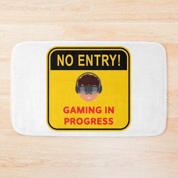 Item preview, Caution Gaming In Progress, no entry designed and sold by jofredo.