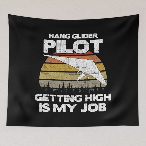 Item preview, Hang Glider Pilot Getting High Is My Job - Aviation Flight design designed and sold by theodoros20.