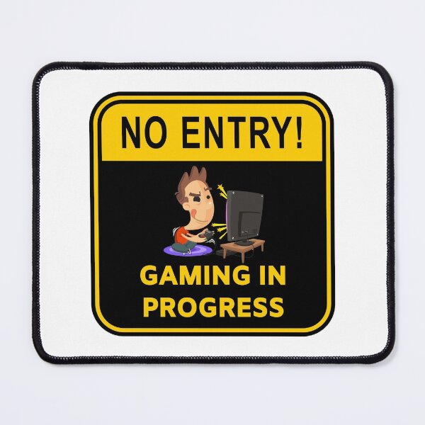 Item preview, Caution Gaming In Progress, no entry designed and sold by jofredo.