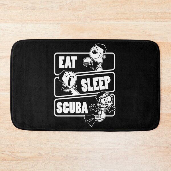 Item preview, Eat Sleep Scuba diving - Ocean diver gift design designed and sold by theodoros20.