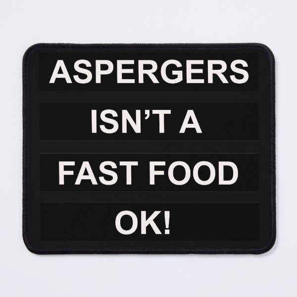 Item preview,  Aspergers isnt a fast food design designed and sold by Solotree.