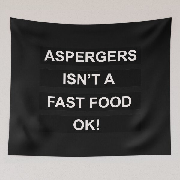 Item preview,  Aspergers isnt a fast food design designed and sold by Solotree.
