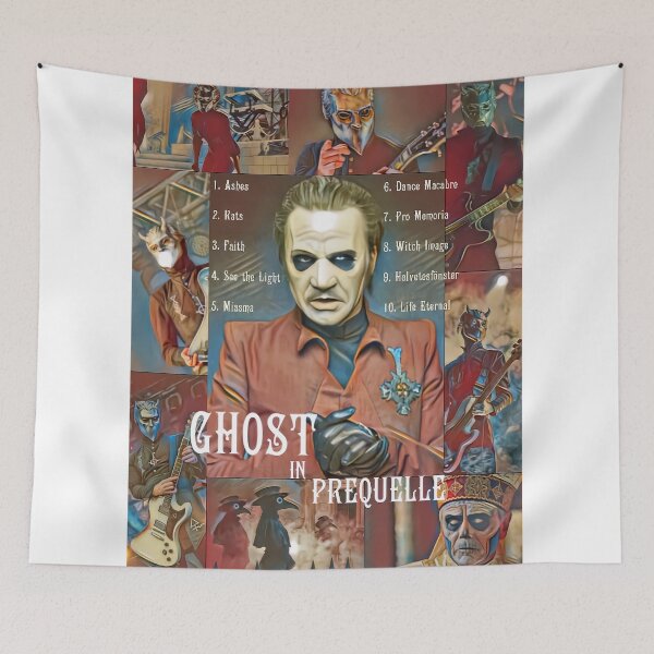 Item preview, GHOST PREQUELLE INSPIRED COLLAGE PRINT DESIGN CARDINAL COPIA designed and sold by Campbell0395.