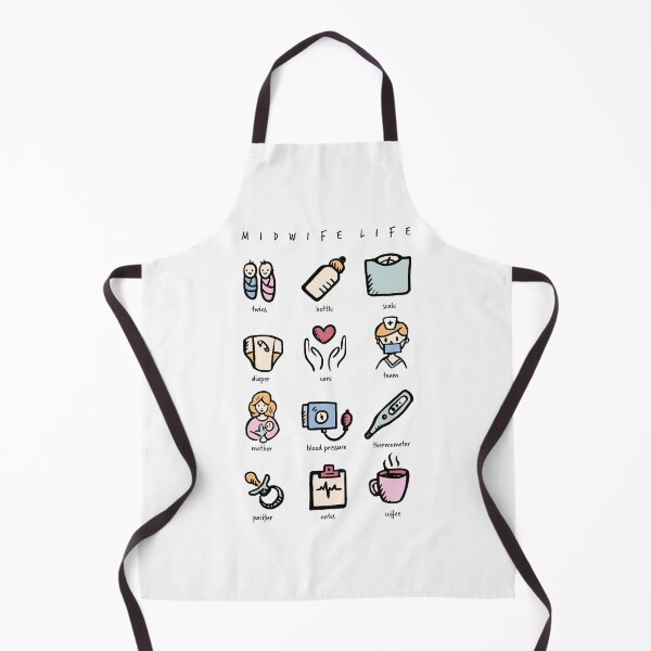 Item preview, Midwife life cute doodles designed and sold by Eenig.