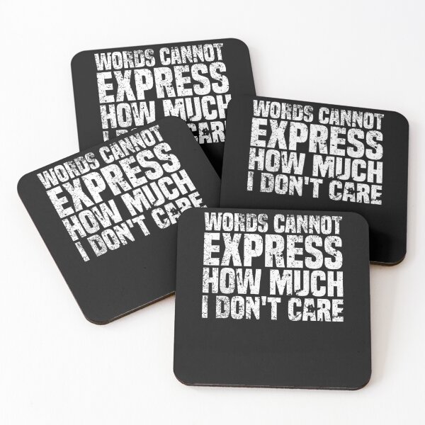 Item preview, Words Cannot Express How Much I Don't Care Funny Introvert T-Shirt designed and sold by shop   luisant.
