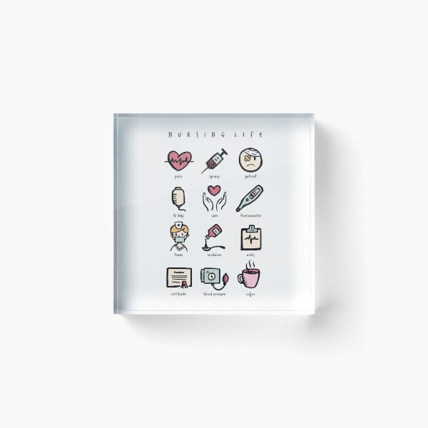 Item preview, Nursing life cute doodles designed and sold by Eenig.