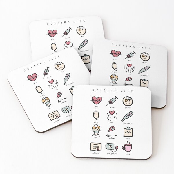 Item preview, Nursing life cute doodles designed and sold by Eenig.