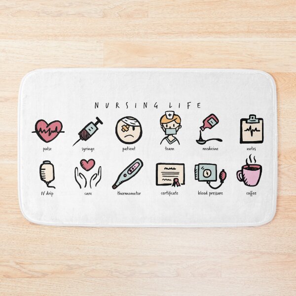 Item preview, Nursing life cute doodles designed and sold by Eenig.